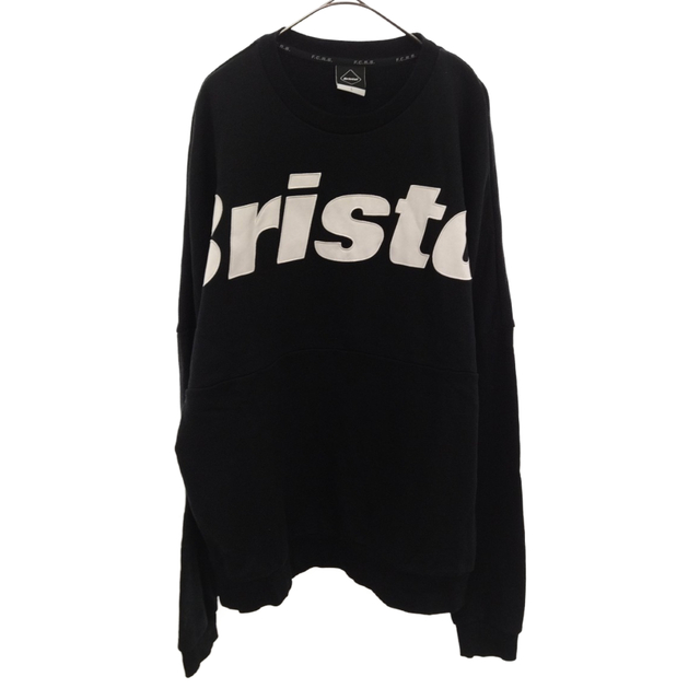 F.C.R.B./F.C.Real Bristol/FCRB エフシーアールビー/エフシーレアルブリストル BIG LOGO CREWNECK SWEAT FCRB-210059 ビッグロゴクルーネックスウェット ブラック