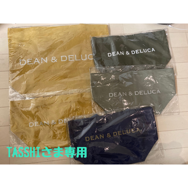 DEAN & DELUCA(ディーンアンドデルーカ)のTASSHIさま専用　DEAN&DELUCA トートバック　５個セット レディースのバッグ(トートバッグ)の商品写真