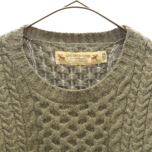 NEIGHBORHOOD ネイバーフッド 15AW BLUES/W-CREW.LS ケーブル編み