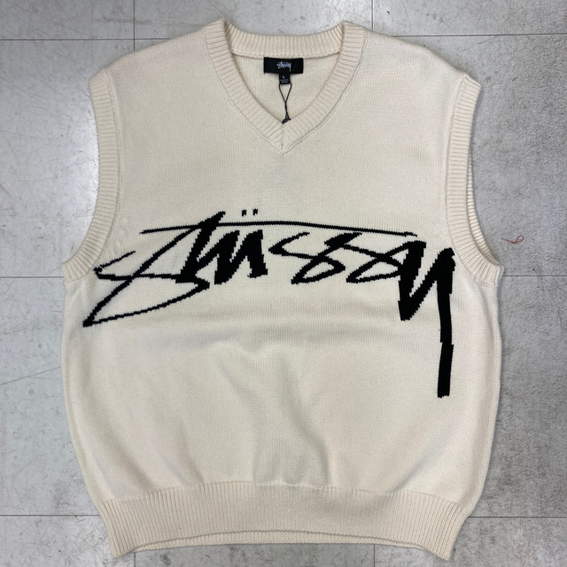 数量限定・即納特価!! STUSSY ニットベスト L