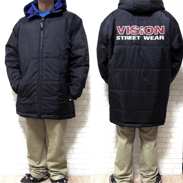 VISION STREET WEAR(ヴィジョン ストリート ウェア)の☆美品☆ VISION STREET WEAR リバーシブル ナイロンジャケット メンズのジャケット/アウター(ナイロンジャケット)の商品写真