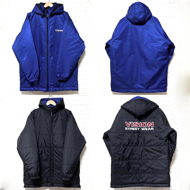 VISION STREET WEAR(ヴィジョン ストリート ウェア)の☆美品☆ VISION STREET WEAR リバーシブル ナイロンジャケット メンズのジャケット/アウター(ナイロンジャケット)の商品写真