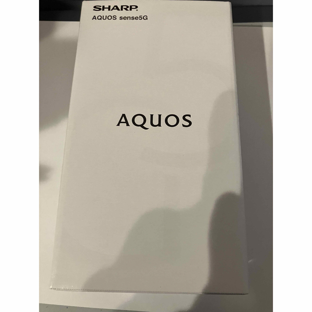 新品未開封　AQUOS sense5G SH-M17　ブラック