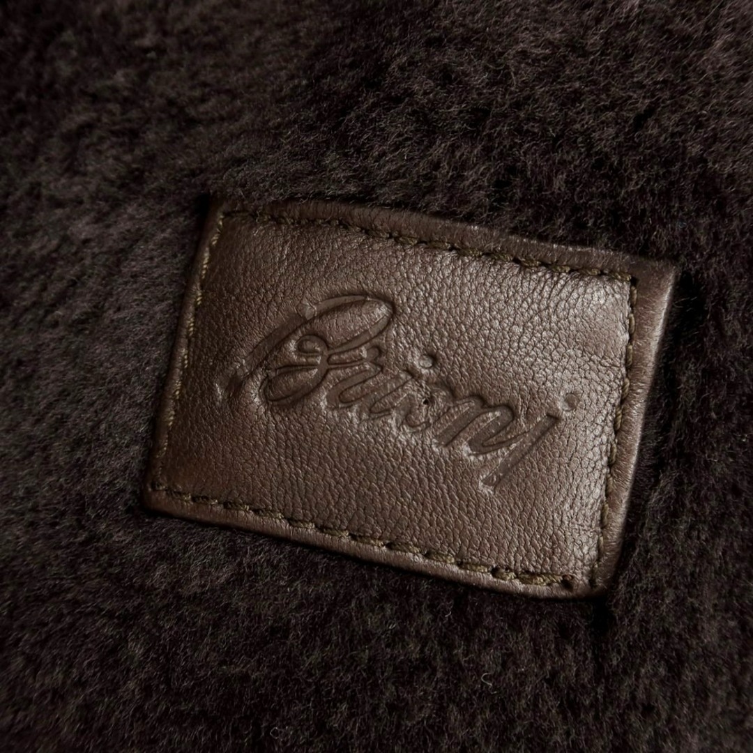 Brioni - 【中古】ブリオーニ Brioni ムートン ベルテッド ロング