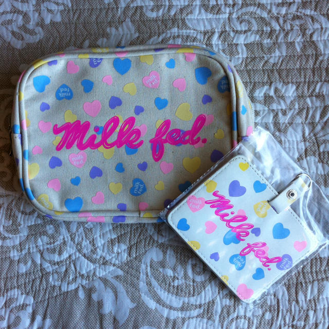MILKFED.(ミルクフェド)の新品未使用 Milk fedのポーチ レディースのファッション小物(ポーチ)の商品写真