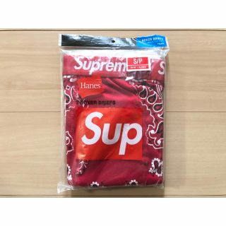 シュプリーム(Supreme)のシュプリーム　Bandana Boxer Briefs　赤S1枚(ボクサーパンツ)