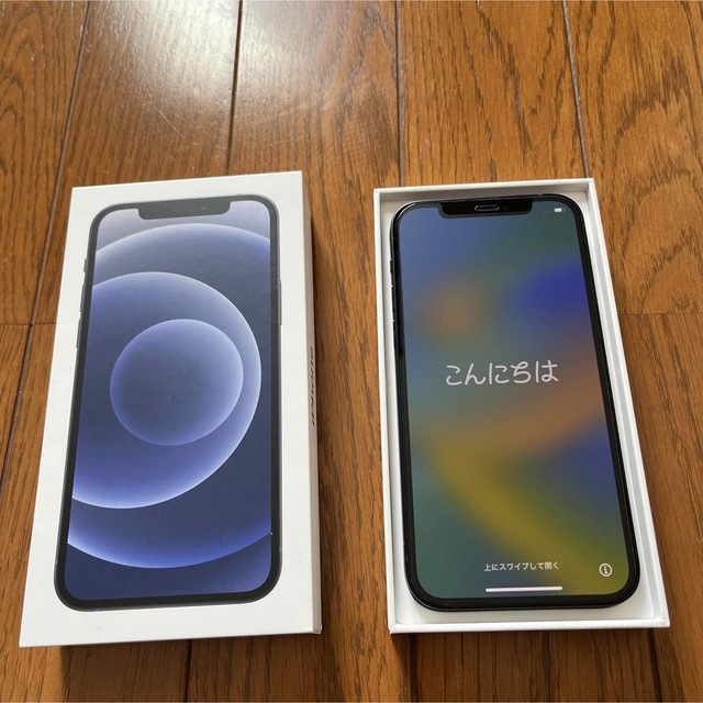 値下げ 美品 美品 極美品】Apple iPhone 12 SIMフリー 64GB ブラック