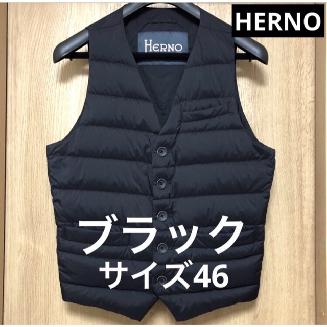 高評価通販 HERNO - ヘルノ ダウンベスト サイズ50 M メンズ -の通販 ...