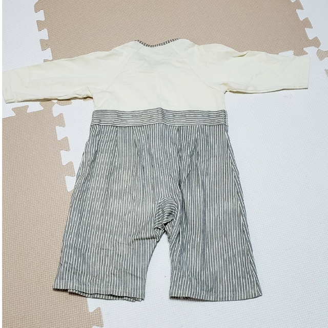 袴ロンパースセット　90 キッズ/ベビー/マタニティのキッズ服男の子用(90cm~)(和服/着物)の商品写真