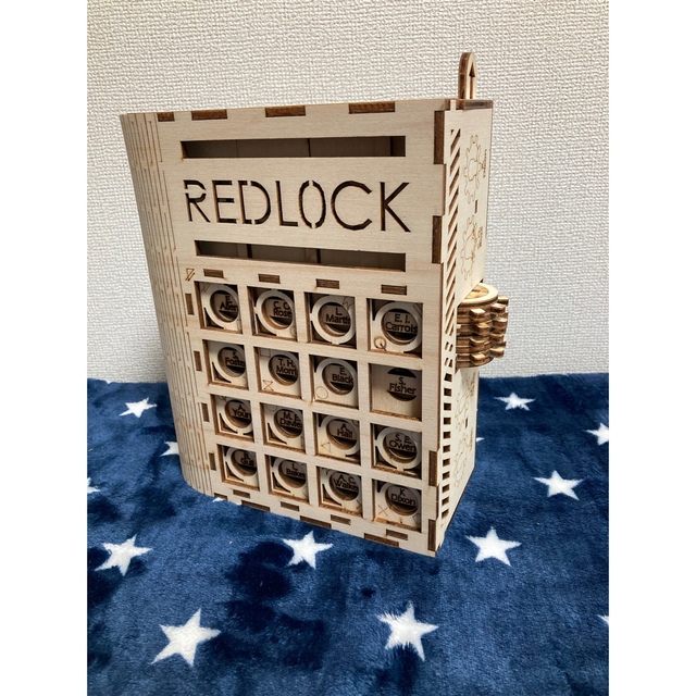 レーザーカッター対象年齢謎解き木製パズルBOX REDLOCK REDL0CK 謎解き