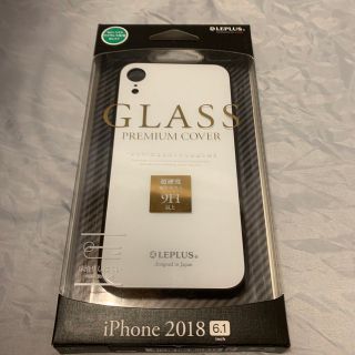 LEPLUS iPhone XR用背面ガラスシェルケース LP-IPMGSWH(モバイルケース/カバー)