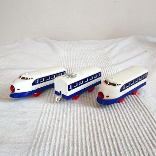 トミー(TOMMY)のTOMY トミー プラレール 新幹線 0系 ばんざいマーク1976年製(電車のおもちゃ/車)