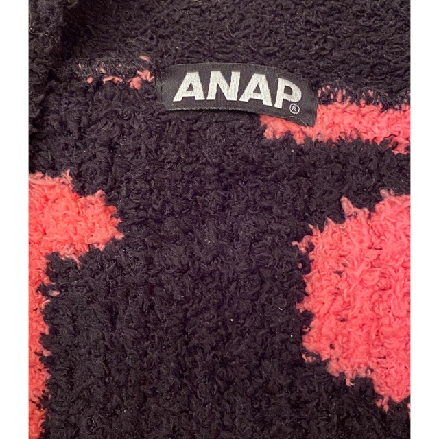 ANAP(アナップ)の値下げ★ANAP カーディガンモコモコ分厚く暖かい　ピンク　 レディースのトップス(カーディガン)の商品写真