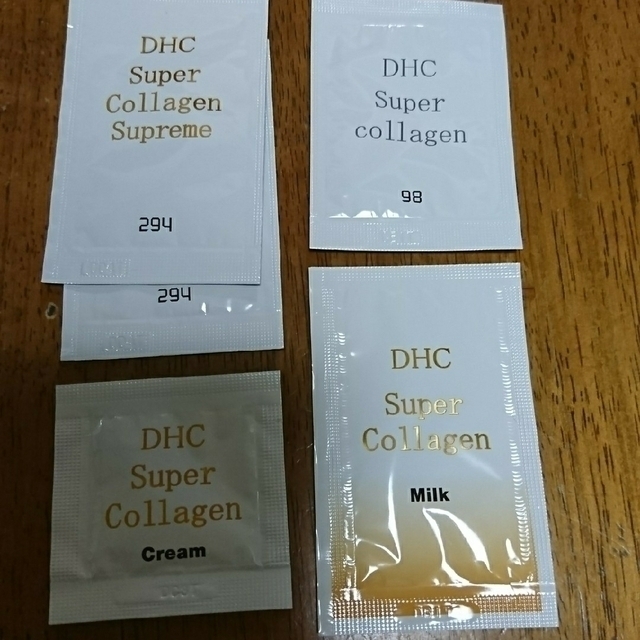DHC(ディーエイチシー)のDHC   スーパーコラーゲン  100ml、サンプル、ナプキン セット コスメ/美容のスキンケア/基礎化粧品(美容液)の商品写真