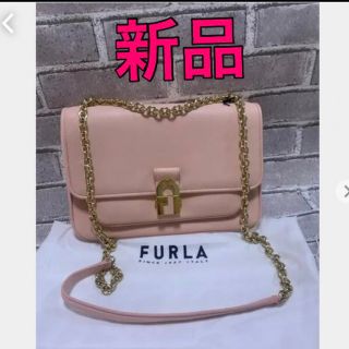 フルラ(Furla)のFURLAフルラ大きめコージーショルダーバッグハンドバッグ本革(ショルダーバッグ)