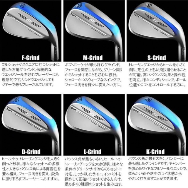 未使用　TITLEIST ボーケイ・SM9ウェッジ 5008F