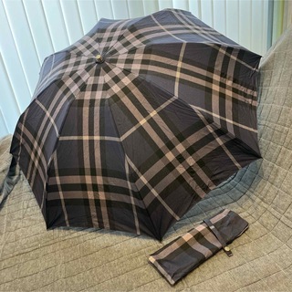 バーバリー(BURBERRY)のBURBERRY バーバリー 折り畳み傘 晴雨兼用 UV 1級遮光(傘)