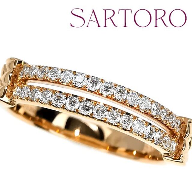 サルトロ SARTORO ダイヤモンド リング 0.20ct レディースのアクセサリー(リング(指輪))の商品写真