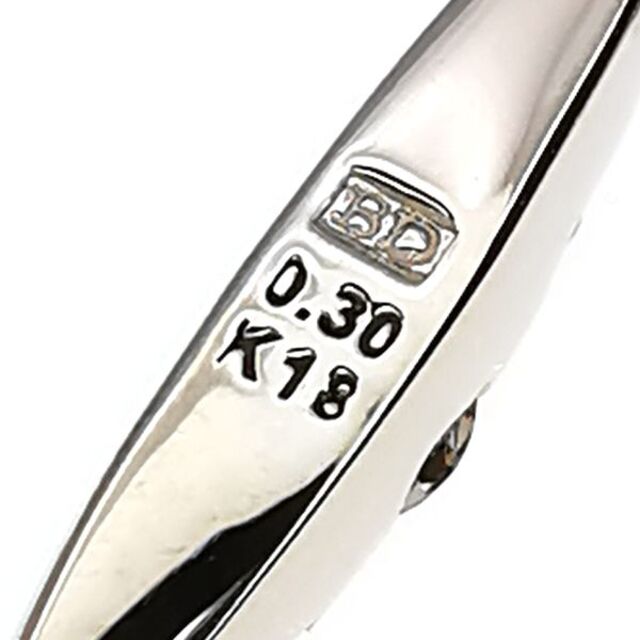 カシケイ K18BG ダイヤ 定価15万 ネックレス ネイキッド 0.30ct