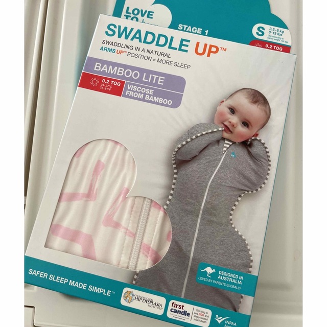 Swaddle Me(スワドルミー)のAmelie様専用☆スワドルアップ バンブーライト S新品未開封 キッズ/ベビー/マタニティのこども用ファッション小物(おくるみ/ブランケット)の商品写真