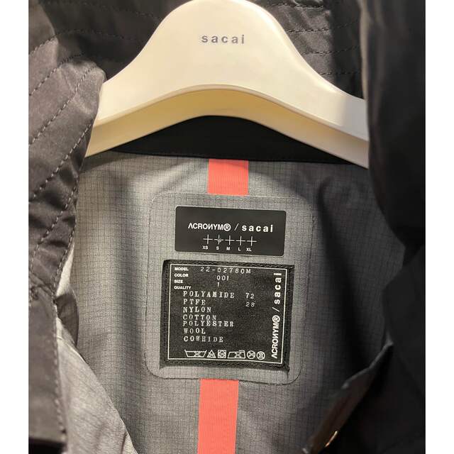 【size1】ACRONYM sacai トレンチコート SAC-J2760