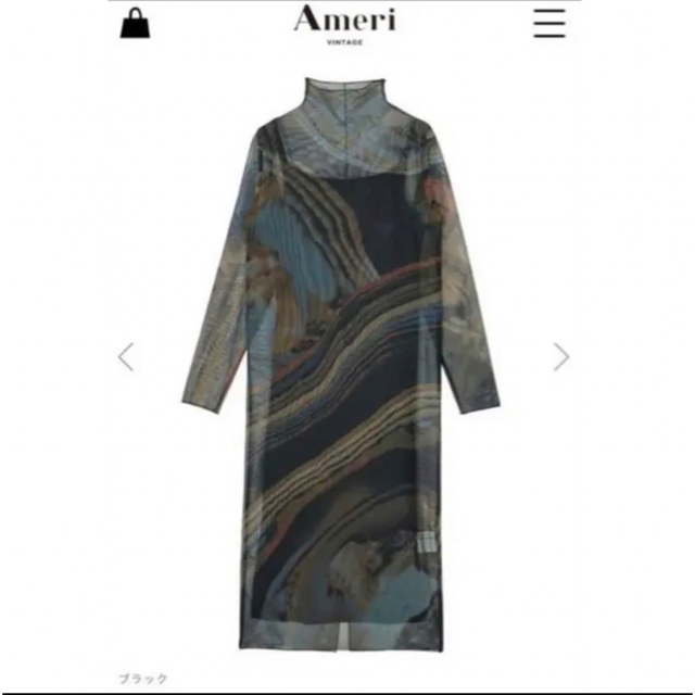 AMERI CROOKED STRATUM SHEER DRESS簡易包装での発送となります