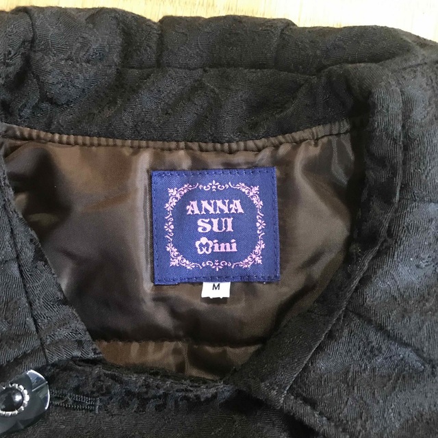 ANNA SUI mini(アナスイミニ)のアナスイ　ミニ　ブラックコート　キッズ キッズ/ベビー/マタニティのキッズ服女の子用(90cm~)(コート)の商品写真