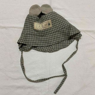 ash generation GINGHAM BEAR HAT(帽子)