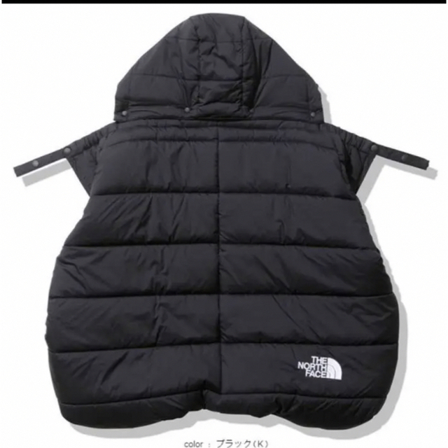 THE NORTH FACE(ザノースフェイス)の【新品】The North Face シェルブランケット　ブラック キッズ/ベビー/マタニティの外出/移動用品(ベビーカー用アクセサリー)の商品写真