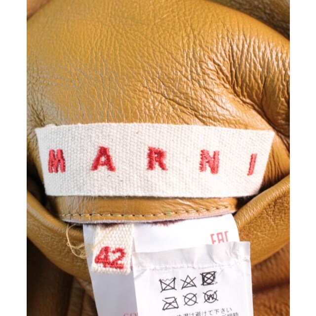 Marni(マルニ)のMARNI マルニ ムートンコート 42(M位) キャメル 【古着】【中古】 レディースのジャケット/アウター(ムートンコート)の商品写真