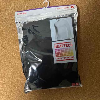 ユニクロ(UNIQLO)のユニクロ 黒色 ヒートテック タートルネック Tシャツ 九部袖(Tシャツ/カットソー(七分/長袖))