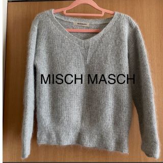 ミッシュマッシュ(MISCH MASCH)のミッシュマッシュ★暖かいラメ入りグレーニット(ニット/セーター)