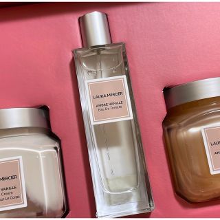 ローラメルシエ(laura mercier)の【ピンク様専用】ローラメルシエ　オードトワレ　アンバーバニラ　50ml(香水(女性用))