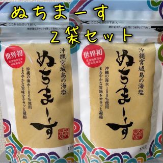 沖縄のミネラル海塩 ぬちまーす 111g  ✖︎２袋セット(調味料)