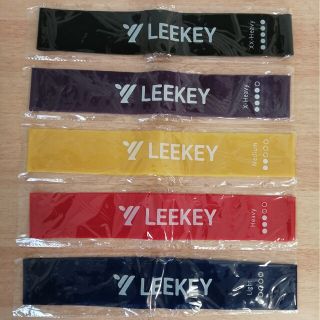 LEEKEY エクササイズバンド 5本セット(エクササイズ用品)