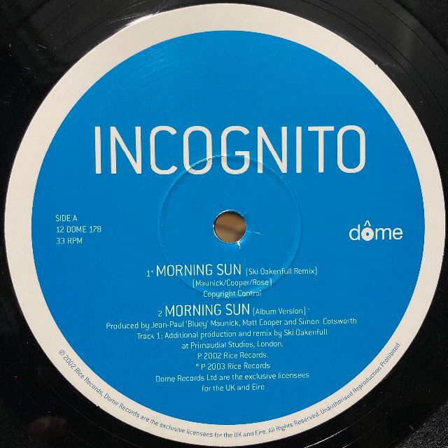 Incognito – Morning Sun