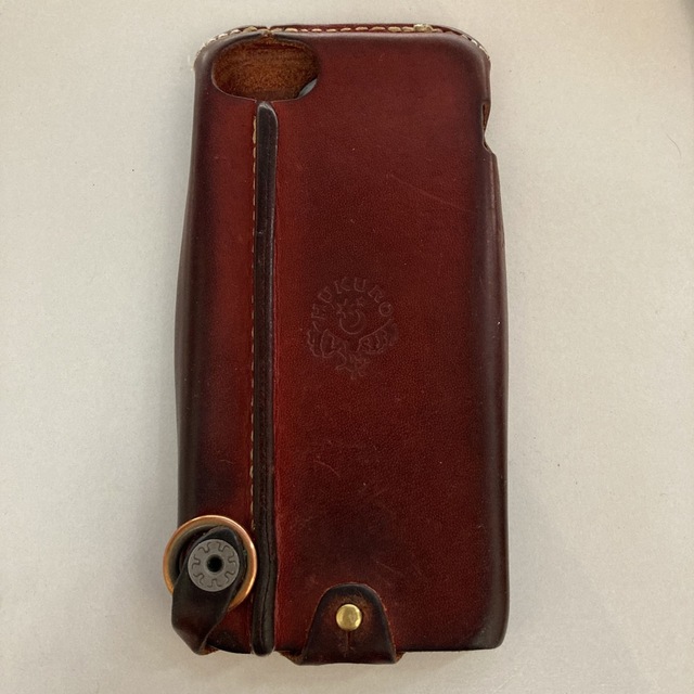 栃木レザー(トチギレザー)のHukuro iPhone 本革ケース SE2016 5S 5 スマホ/家電/カメラのスマホアクセサリー(iPhoneケース)の商品写真