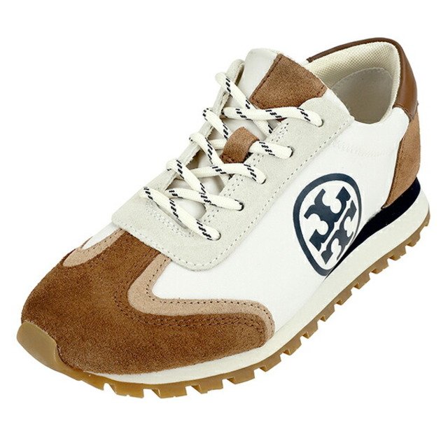 Tory Burch(トリーバーチ)の新品 トリーバーチ TORY BURCH スニーカー アニー ナイロン ランナー マルヴァ/オルゾー/ピンクムーン (3)NEW IVORY/ORZO 6.5 レディースの靴/シューズ(スニーカー)の商品写真