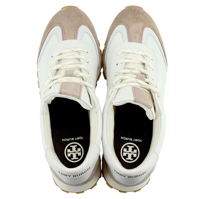 Tory Burch(トリーバーチ)の新品 トリーバーチ TORY BURCH スニーカー アニー ナイロン ランナー マルヴァ/オルゾー/ピンクムーン (3)NEW IVORY/ORZO 5.5 レディースの靴/シューズ(スニーカー)の商品写真