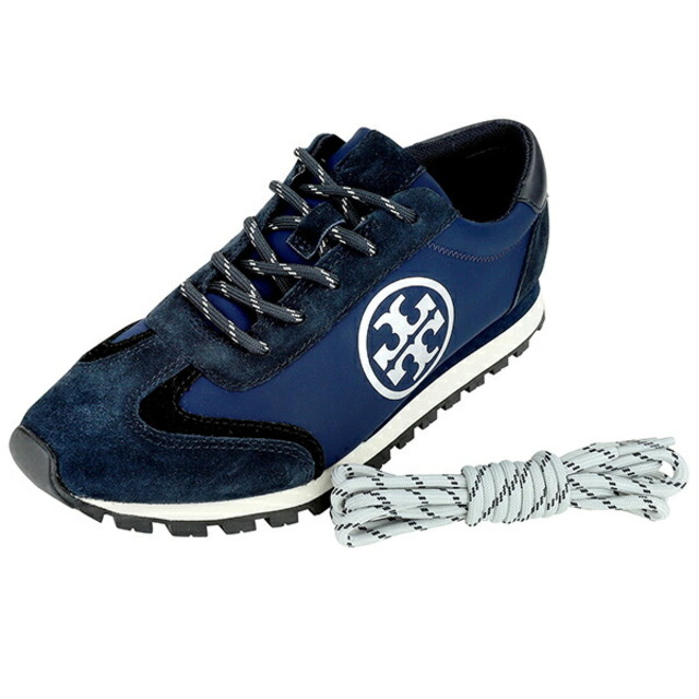 Tory Burch(トリーバーチ)の新品 トリーバーチ TORY BURCH スニーカー アニー ナイロン ランナー マルヴァ/オルゾー/ピンクムーン (5)PERFECT NAVY レディースの靴/シューズ(スニーカー)の商品写真