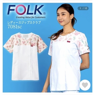 フォーク(FOLK)のFOLK 7081SC レディーススクラブ(カットソー(半袖/袖なし))