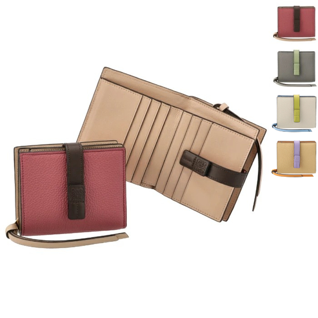 未使用品】 LOEWE ウォレット ジップ コンパクト 二つ折り 財布 LOEWE