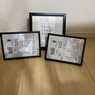 イケア(IKEA)のウェルカムスペース　フォトフレーム　ブラック(その他)