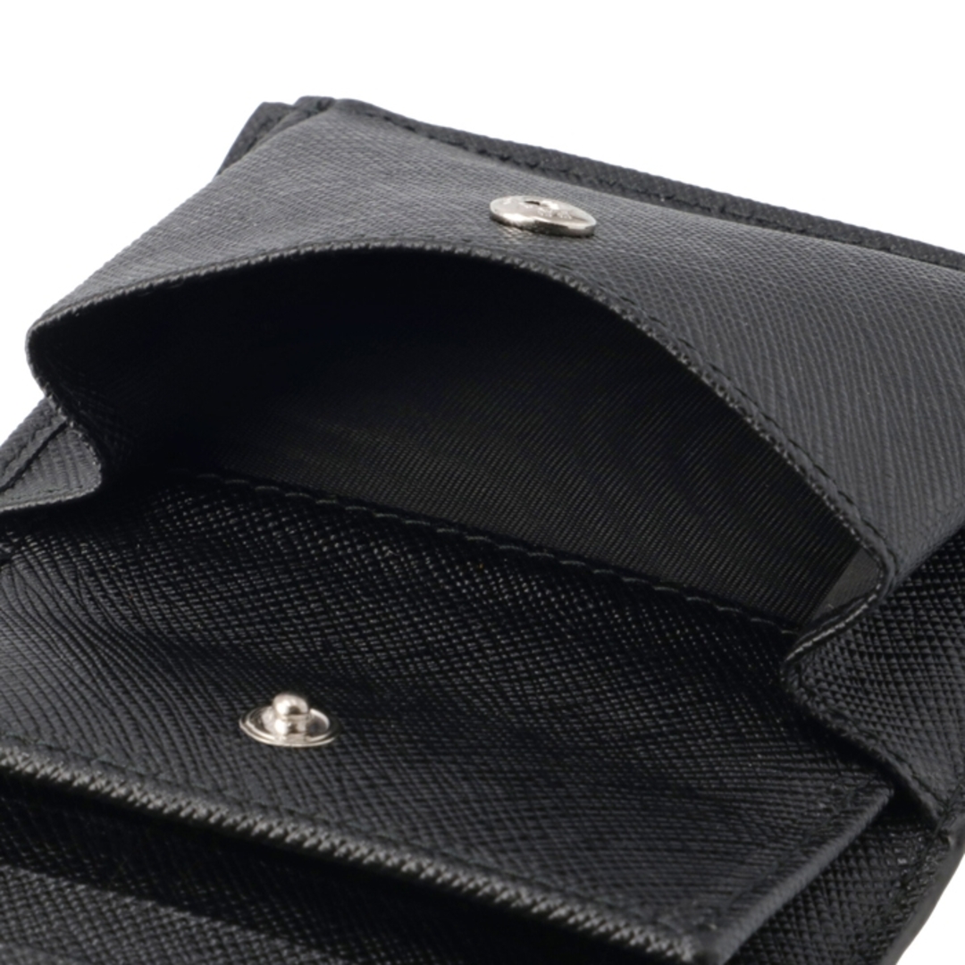 PRADA - プラダ PRADA メンズ 財布 二つ折り 小銭入れ付き PRADA - プラダ PRADA メンズ 財布 二つ折り 小銭入れ付き