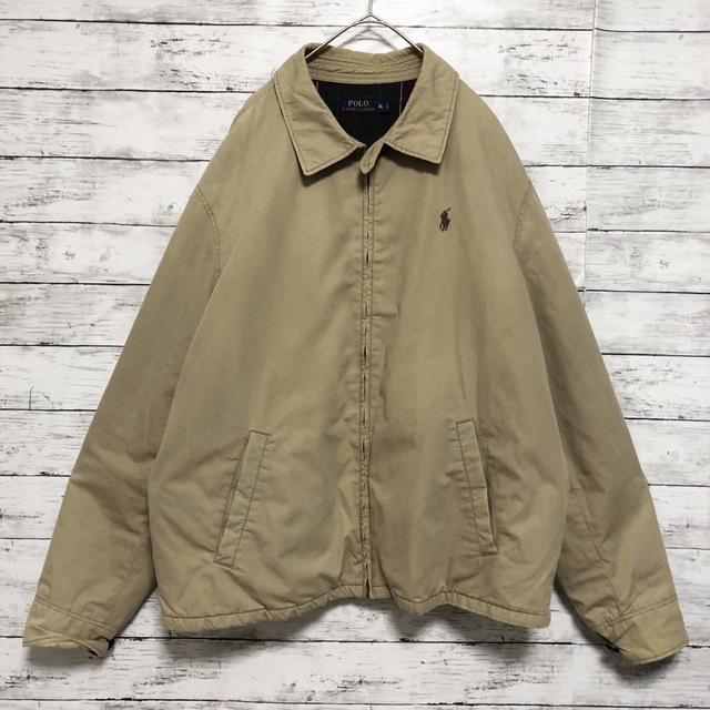 POLO RALPH LAUREN - ラルフローレン ベージュ スウィングトップ XL