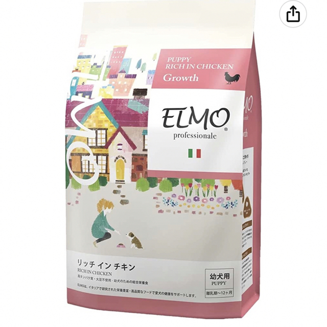 おまけ付き ELMO エルモ ドッグフード リッチ イン チキン 5.4kg