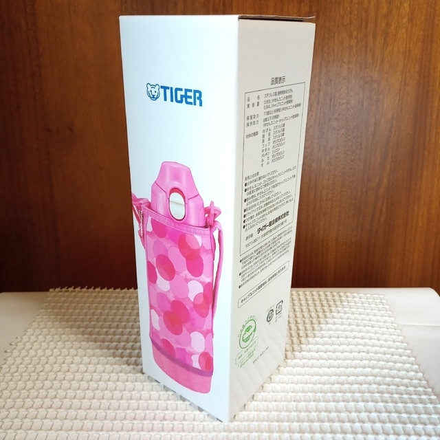 TIGER(タイガー)の【★専用 andofu 様】タイガー サハラ水筒 800ml ピンクドット インテリア/住まい/日用品のキッチン/食器(弁当用品)の商品写真