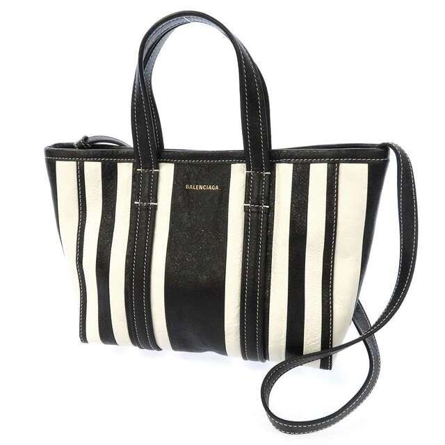 最安値に挑戦】 Balenciaga 白 黒 ショルダーバッグ 2way BALENCIAGA