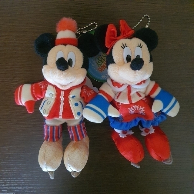 Disney(ディズニー)の[O-44] TDL ディズニー クリスマス 2009 ぬいば 6点セット エンタメ/ホビーのおもちゃ/ぬいぐるみ(キャラクターグッズ)の商品写真