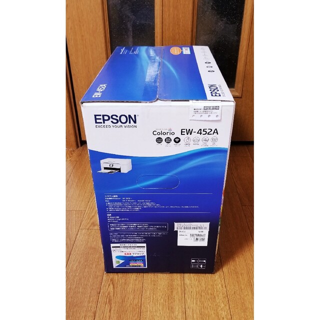 EPSON(エプソン)の【新品未開封】EPSON EW-452A エプソン プリンター インクジェット インテリア/住まい/日用品のオフィス用品(OA機器)の商品写真